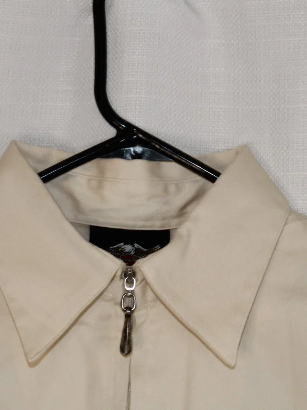 Vintage Harley Davidson Khaki Zip-Up Jacket, Women's Size Small w/ Original Tag